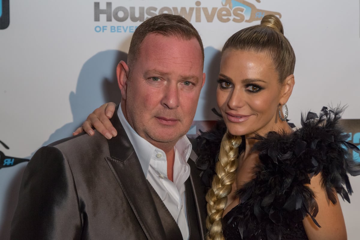 PK Kemsley and Dorit Kemsley smile for the camera at an event.