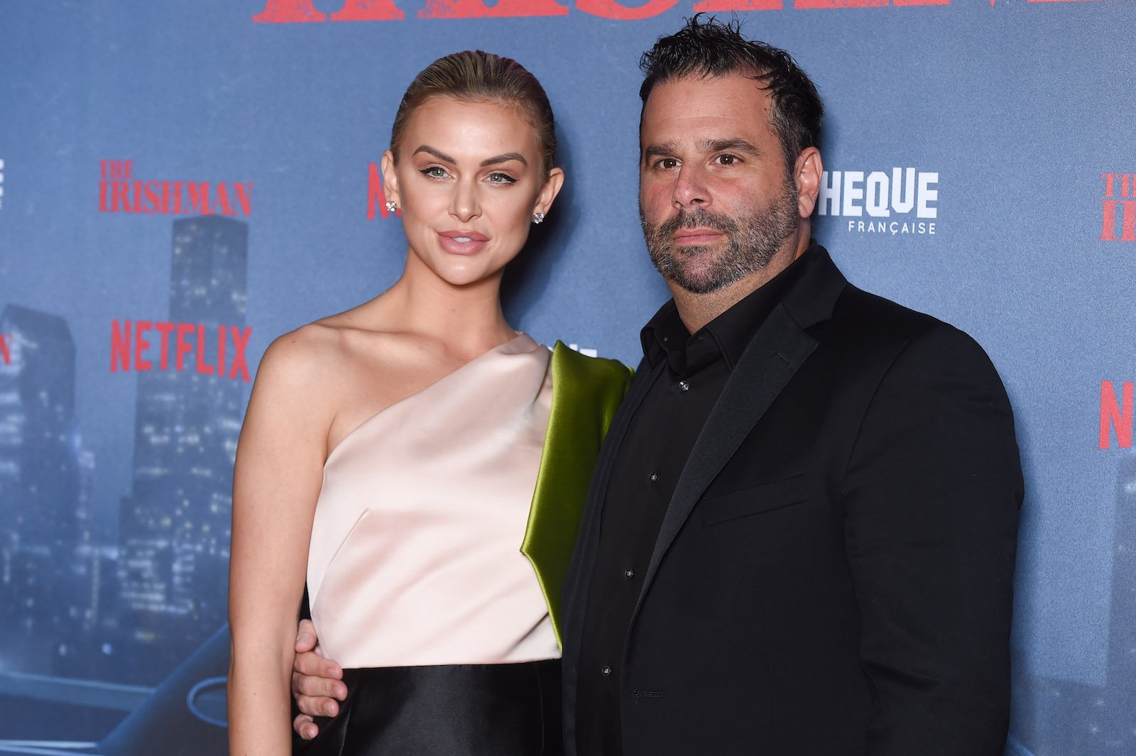 Lala Kent from Vanderpump Rules and Randall Emmett attend The Irishman premiere