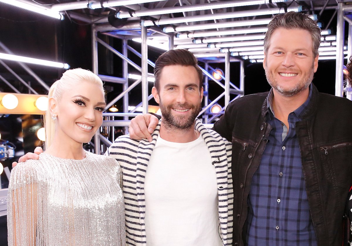 Adam Levine, Blake Shelton, Gwen Stefani wedding