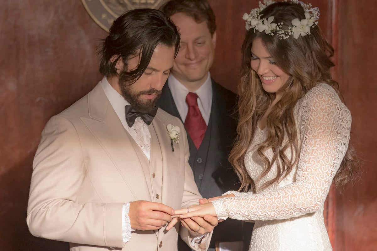 Mandy Moore and Milo Ventimiglia as Rebecca and Jack Pearson from 'This Is Us.'