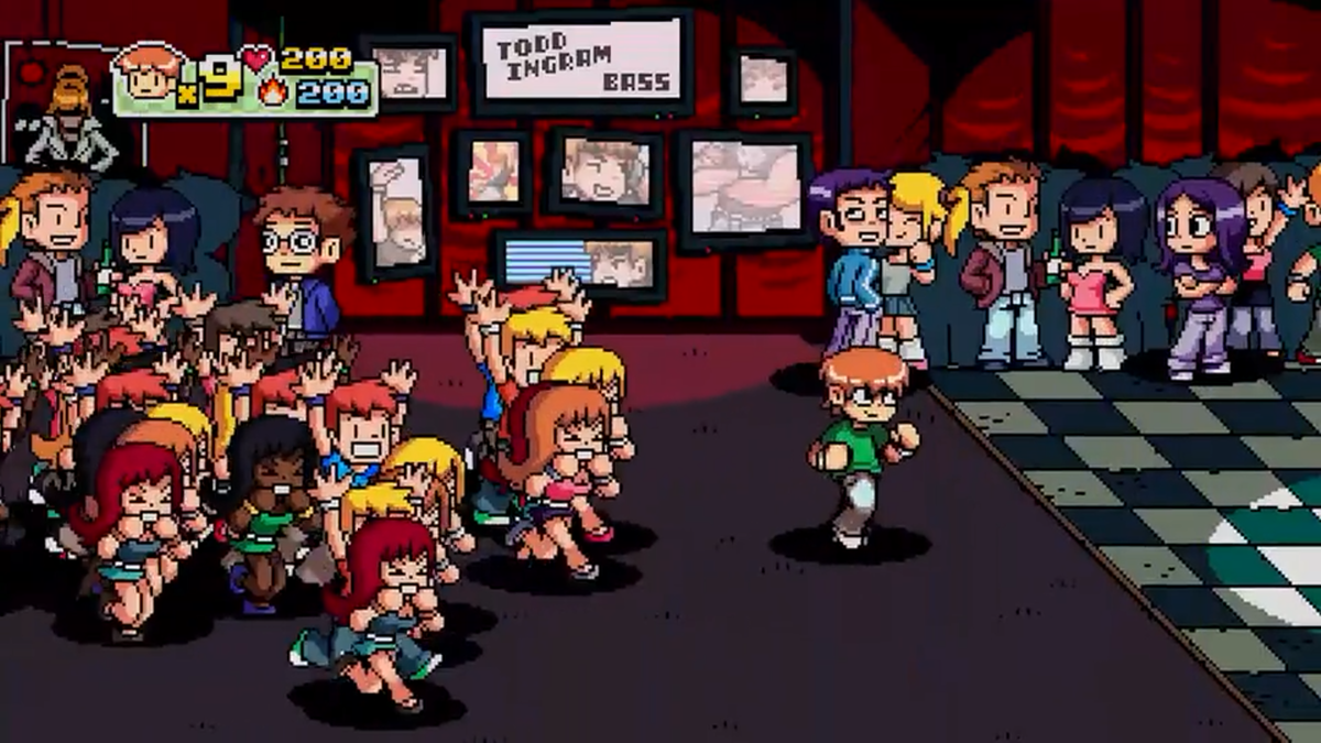 Scott Pilgrim from 'Scott Pilgrim vs. the World: The Game: Complete Edition,' where Lisa Miller made a cameo