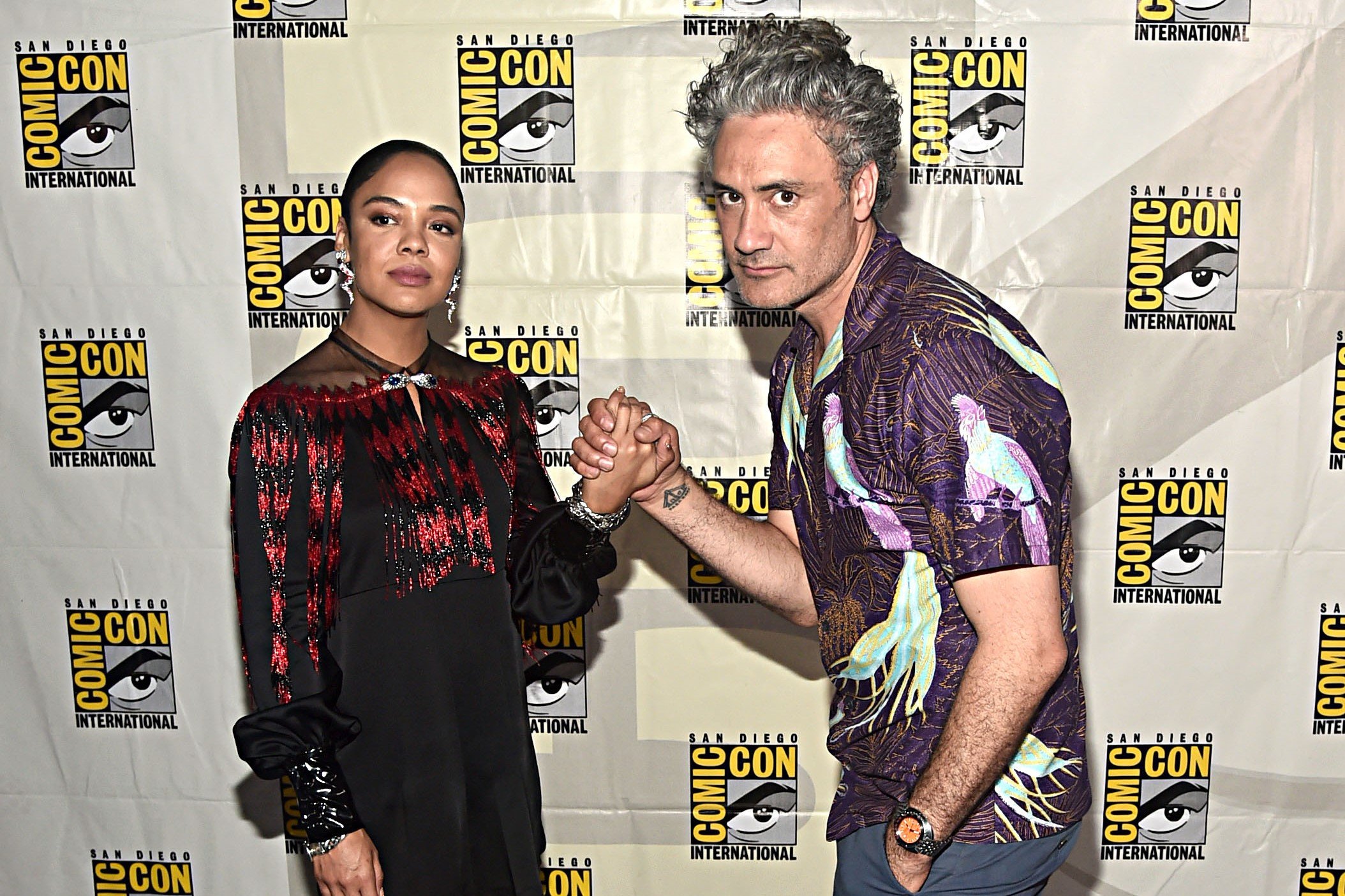 Taika Waititi And Tessa Thompson Can't Believe How Bad The CGI Looks In  This 'Thor: Love And Thunder' Scene