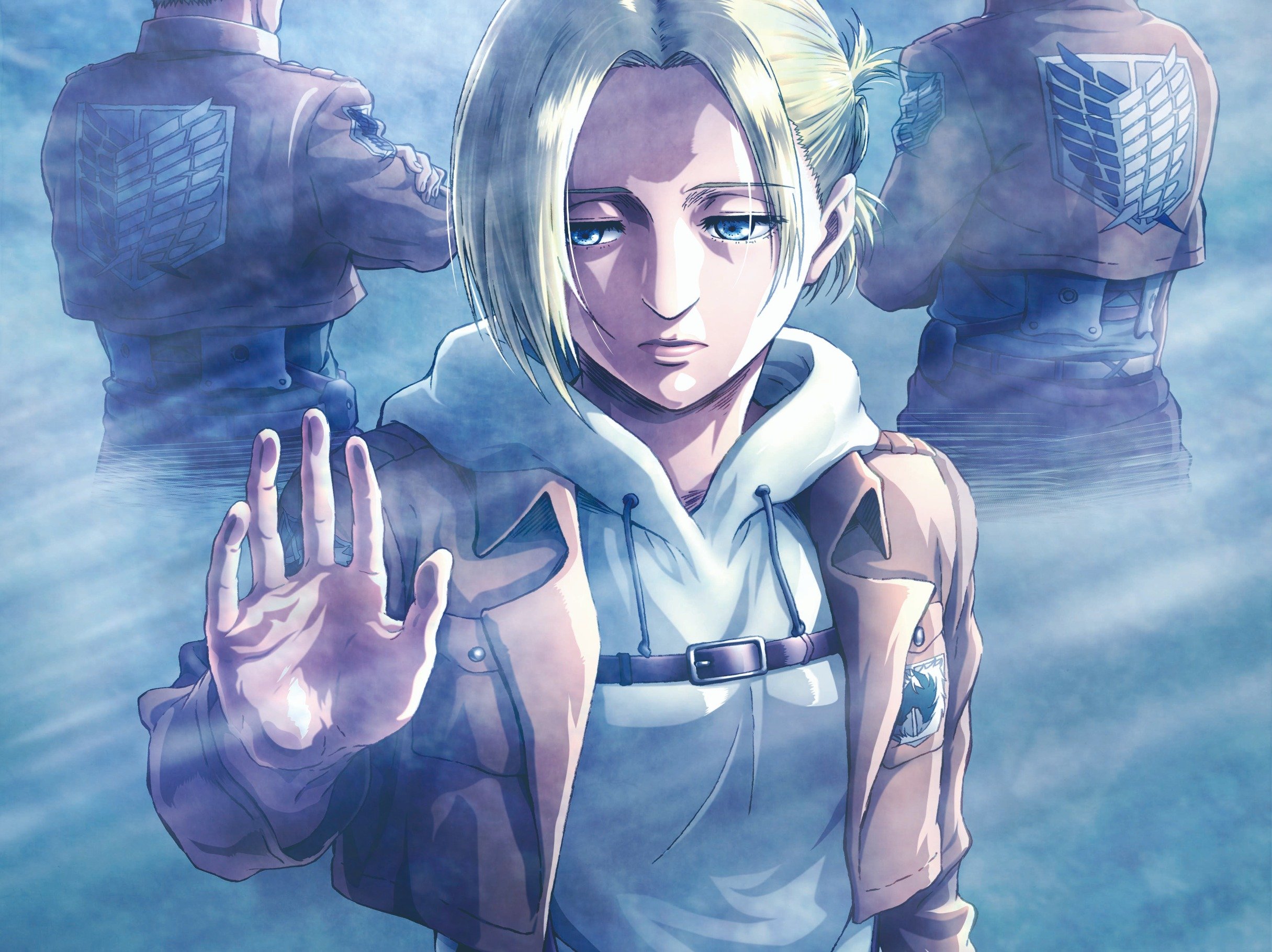 Lost titan. Энни Леонхарт 82 эпизод. Annie Leonhardt. Энни Леонхарт арты с машине. Атака титанов Энни обложка.