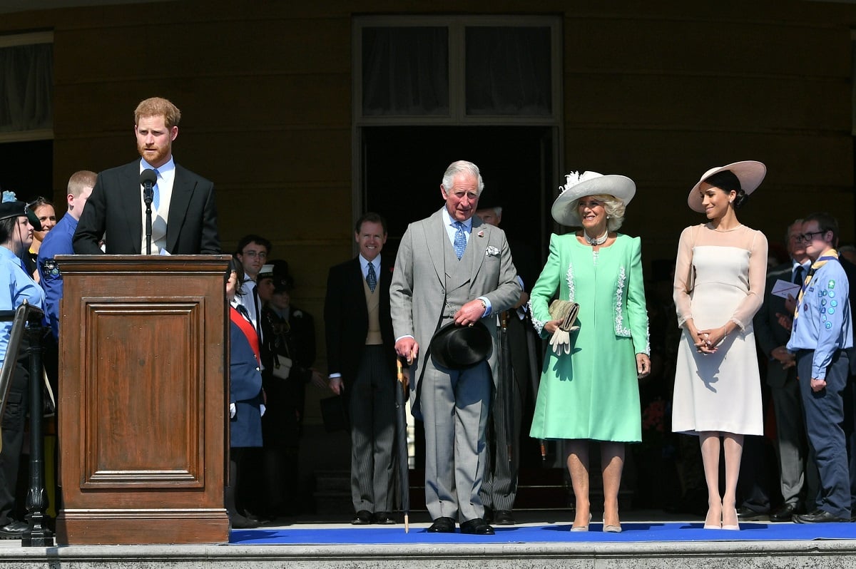 Prince Harry speaking at Prince Charles' 70th Birthday Patronage Celebration