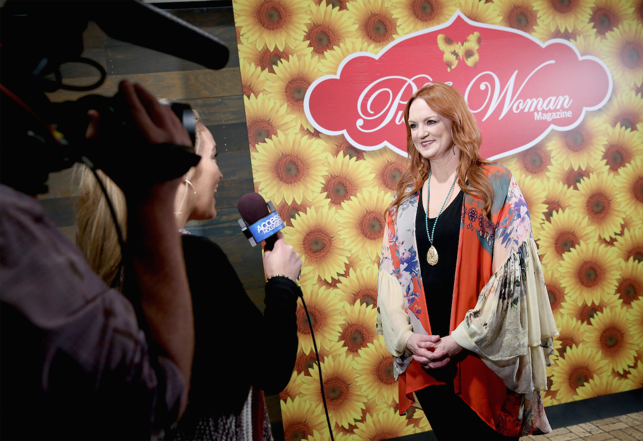 Ree Drummond smiles as she's interviewed