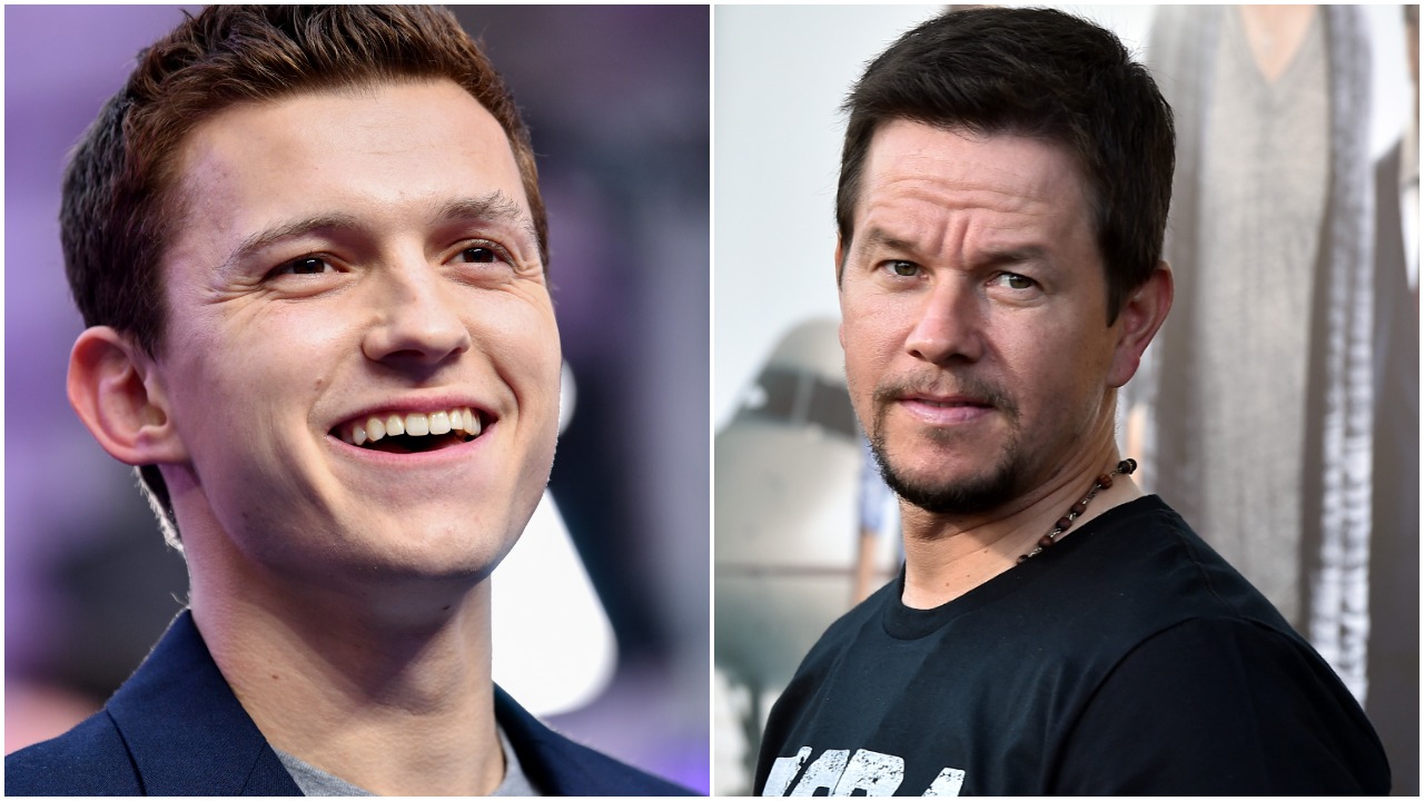 Tom Holland was joined by co-stars Mark Wahlberg and Tati