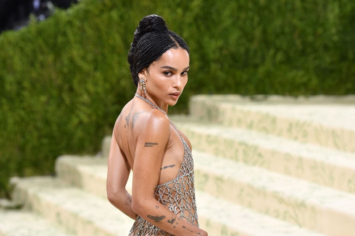 The Batman actor Zoë Kravitz at the 2021 Met Gala