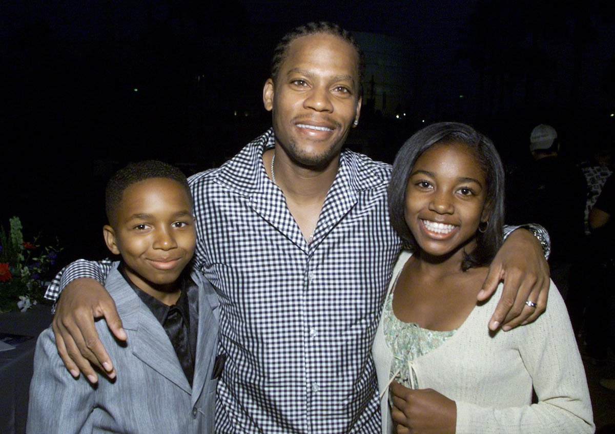 The cast of 'The Hughleys' including Dee Jay Daniels, D.L. Hughley, and Ashley Monique Clark