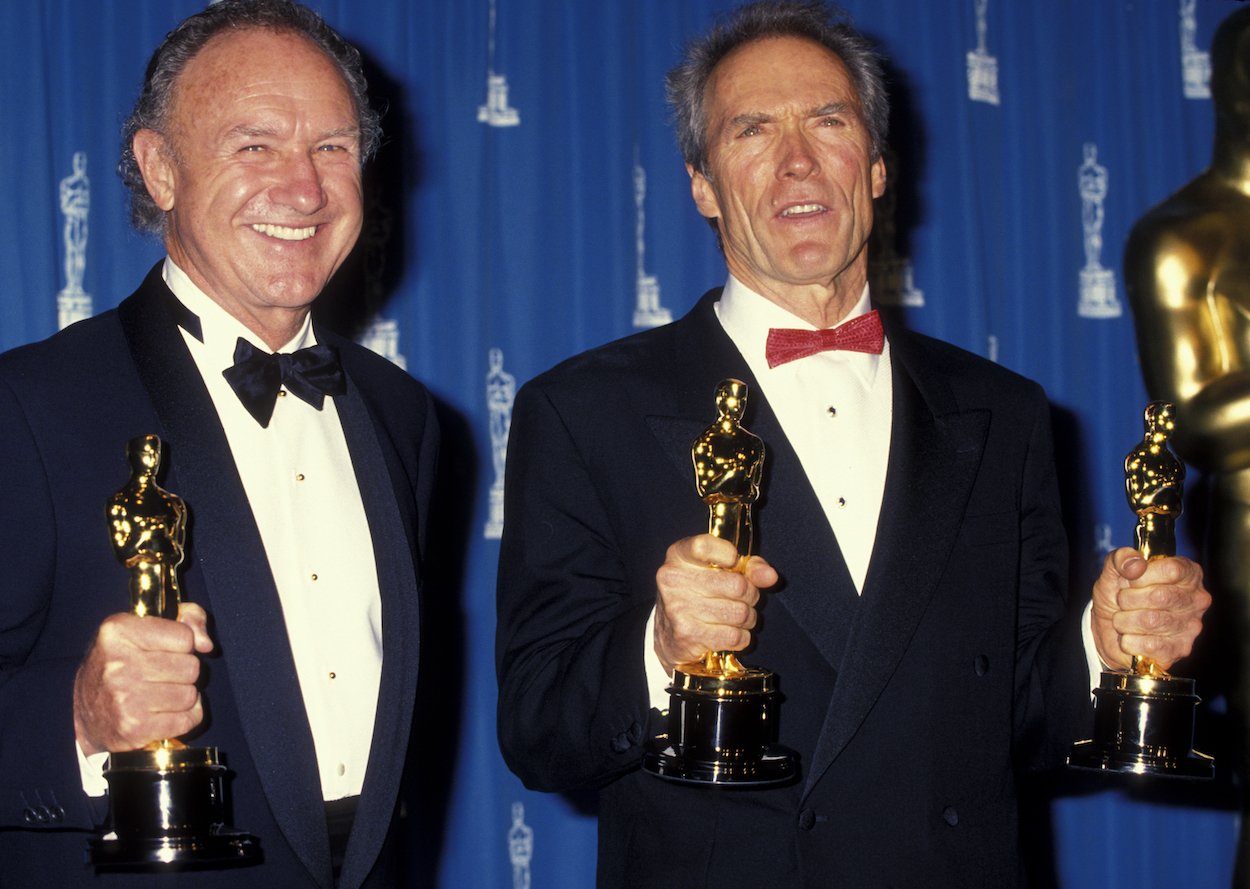 Gene Hackman Signed Autographed Academy Awards Replica Oscar Trophy OA.com