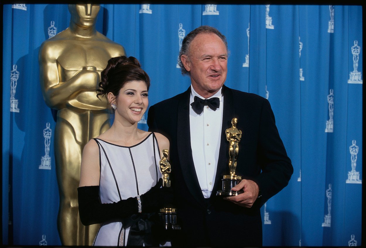Gene Hackman winning Best Supporting Actor 