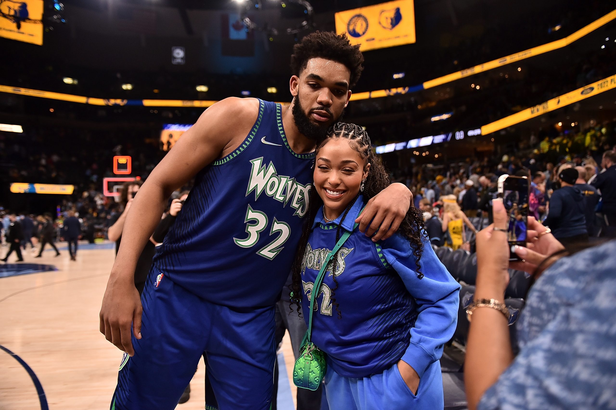 NBA Star Karl-Anthony Towns Buys Jordyn Woods a Porsche Taycan for