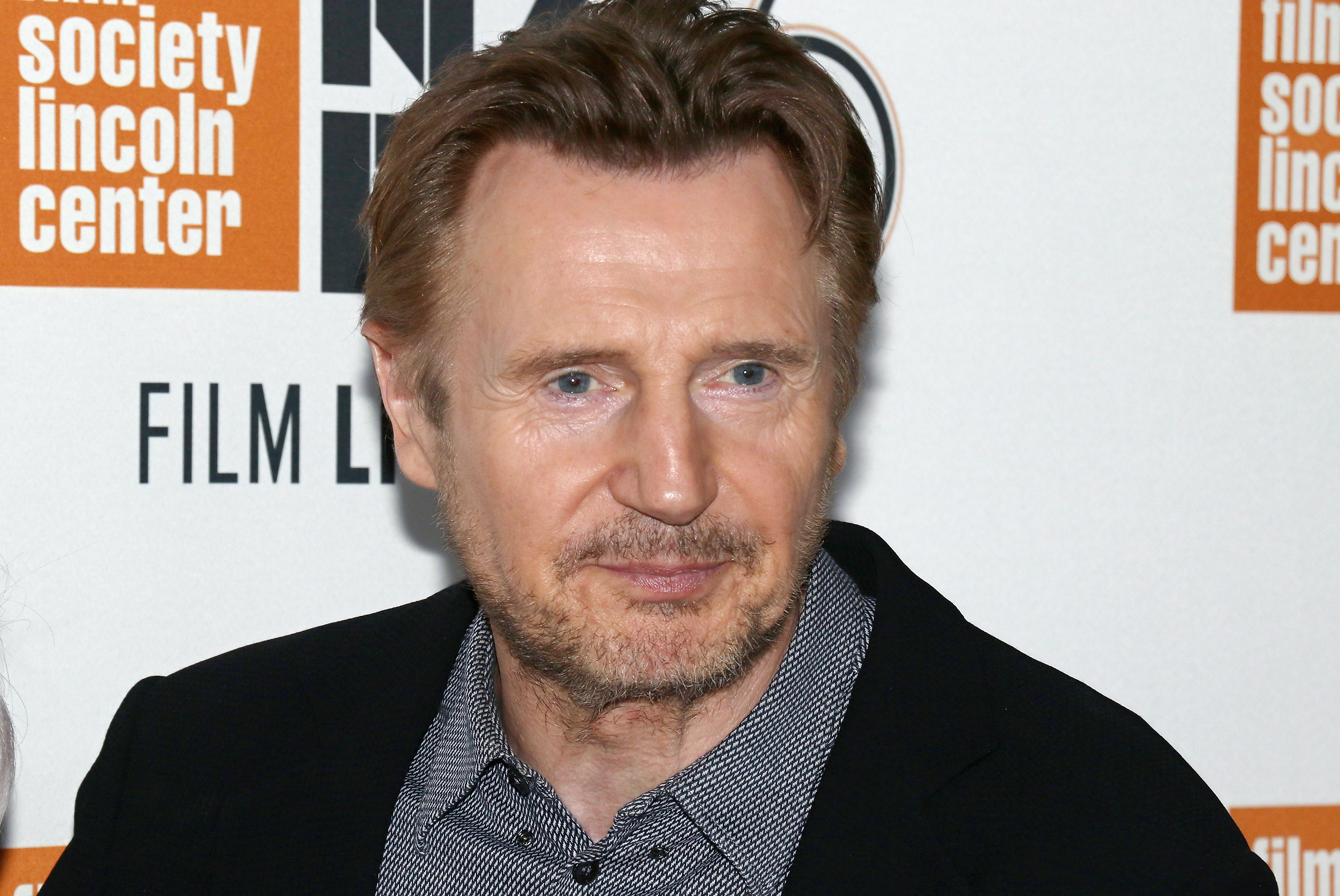 Star Wars actor Liam Neeson attends the New York Film Festival for The Ballad of Buster Scruggs