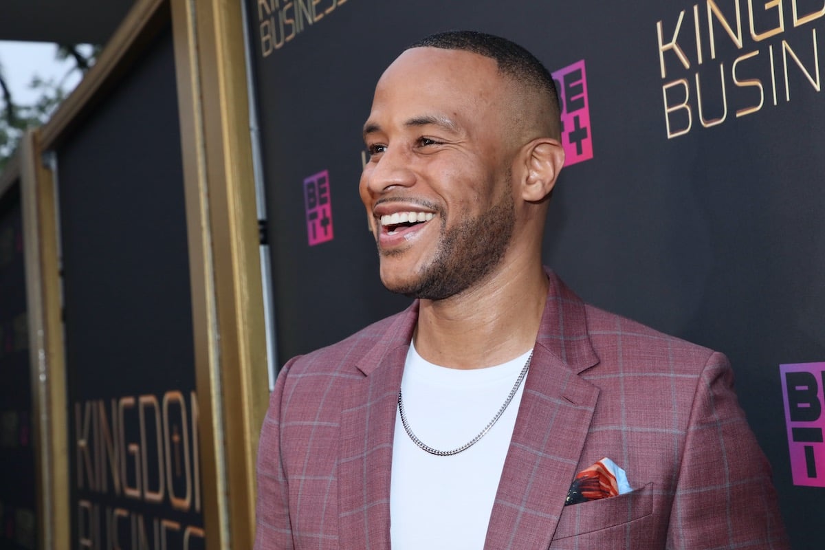 DeVon Franklin of 'Married at First Sight' at a 'Kingdom Business' screening in 2022