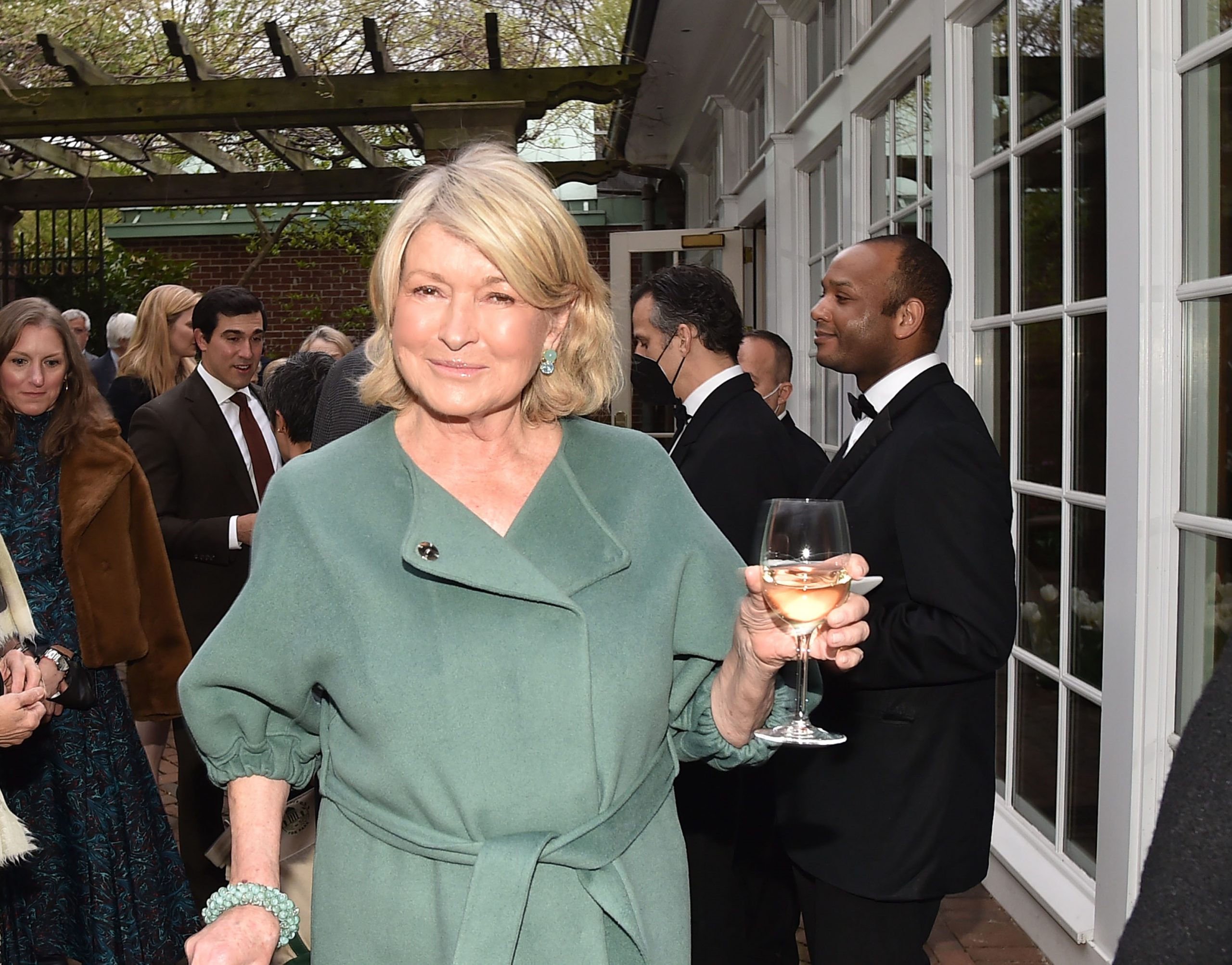 Martha Stewart, who has shared her tips for cookouts and entertaining, poses for a photo at the Olmsted Bicentennial Gala Parks For All People