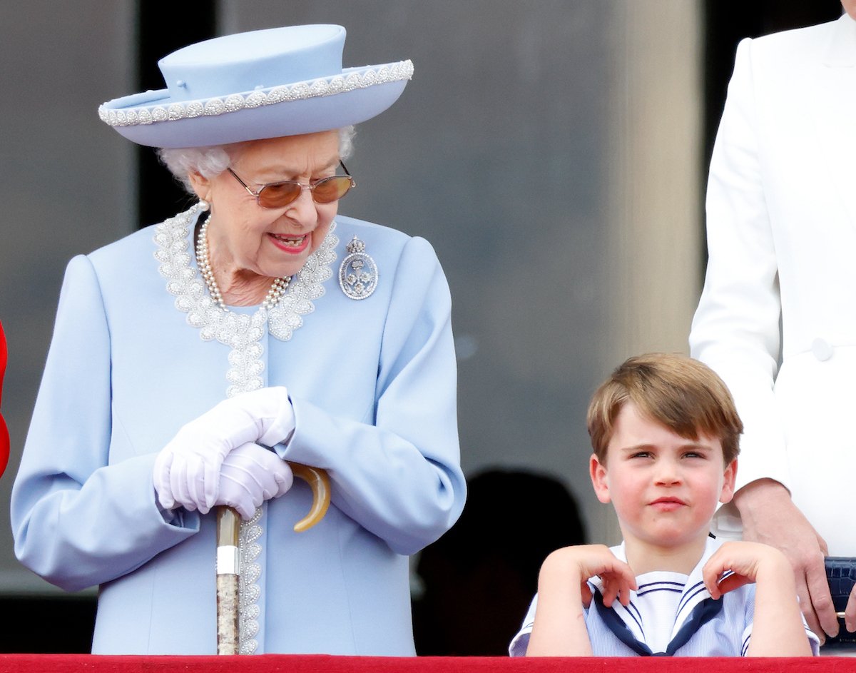 Queen Elizabeth's 3-Word Reply to Prince Louis on the Balcony ...