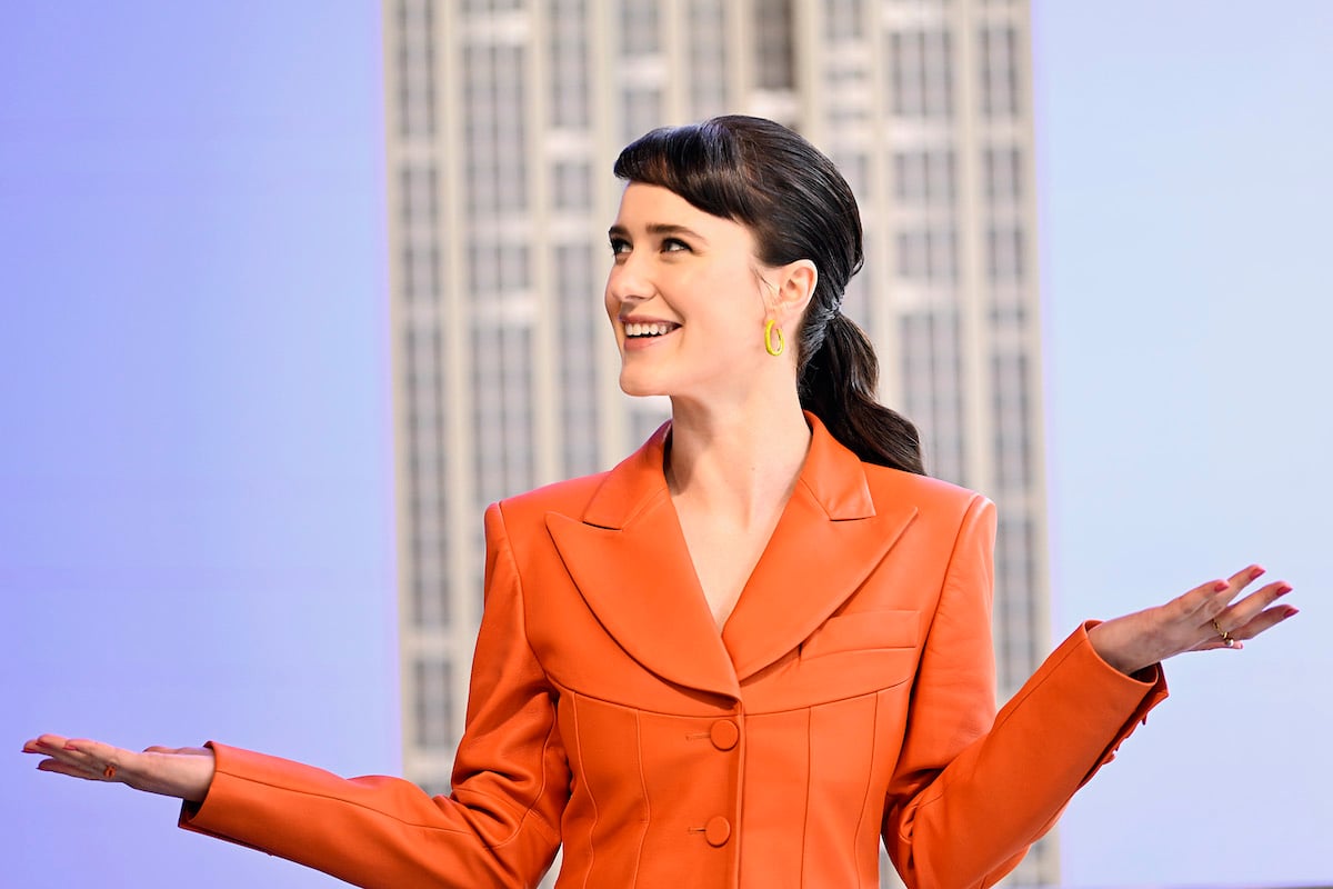 The Marvelous Mrs. Maisel star Rachel Brosnahan atop the Empire State Building