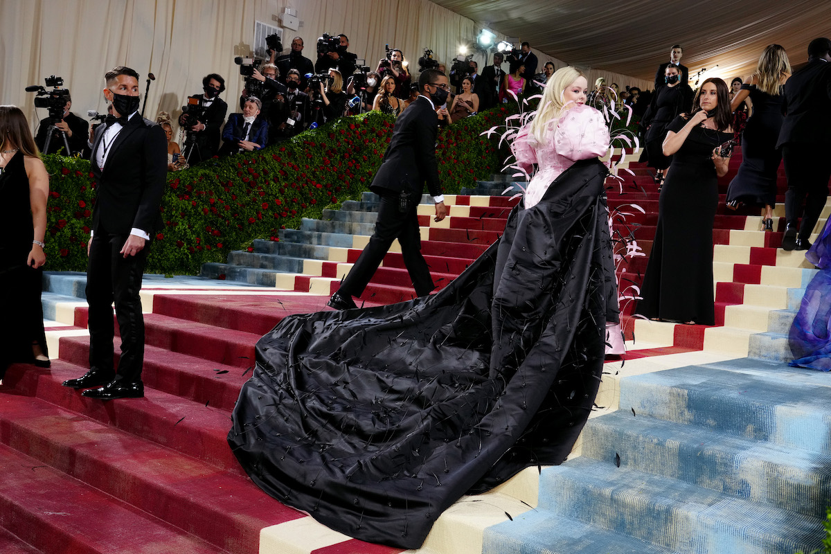 the back of Nicola Coughlan's 2022 Met Gala dress