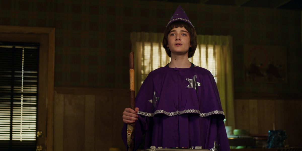 Will Byers (Noah Schnapp) dons a wizard costume in season 3 of 'Stranger Things'