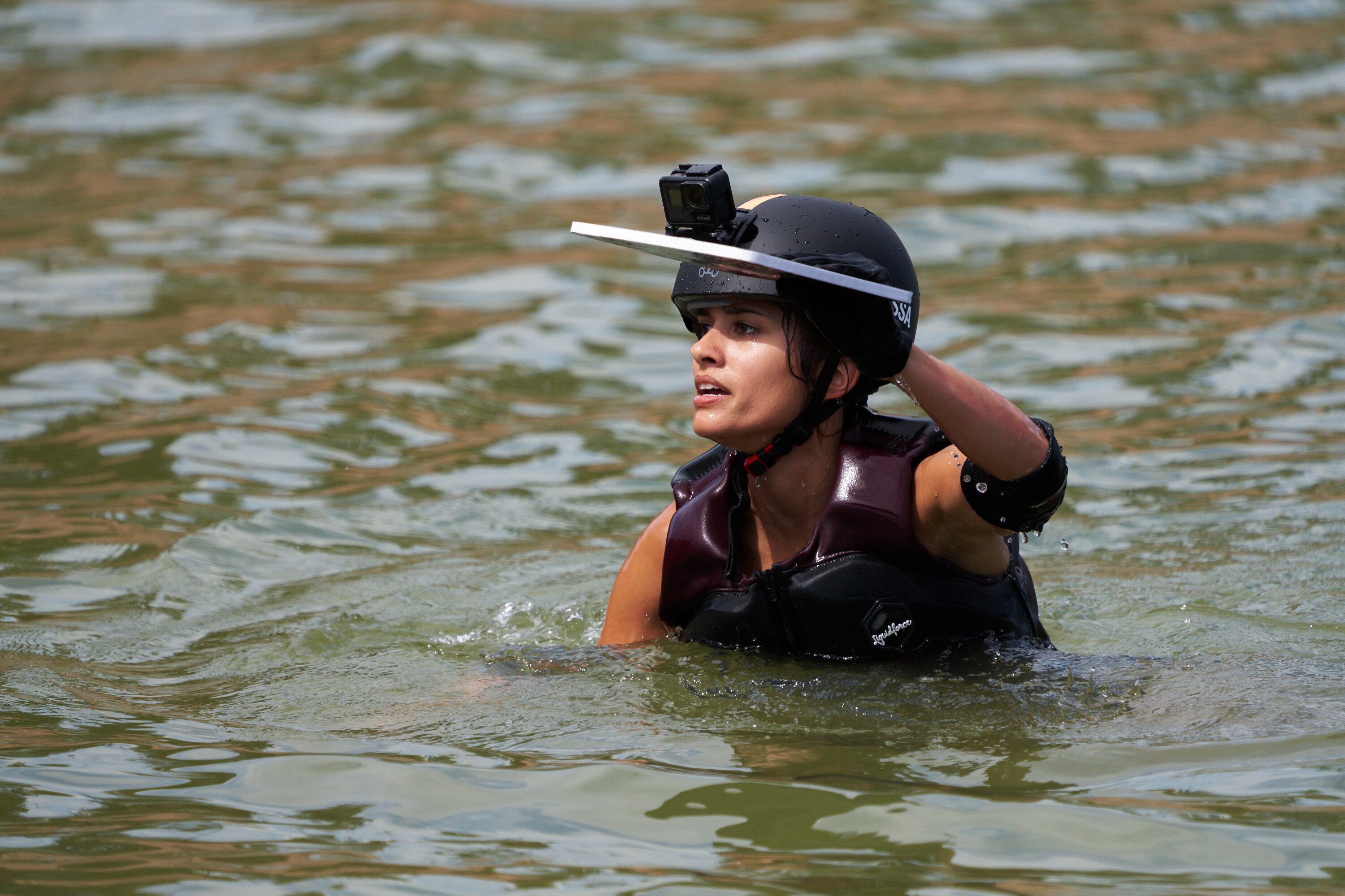 Alyssa Lopez during a mission in 'The Challenge: USA'