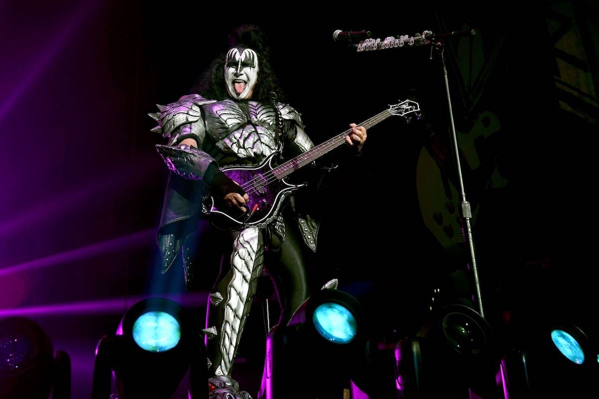 Gene Simmons of Kiss performs onstage