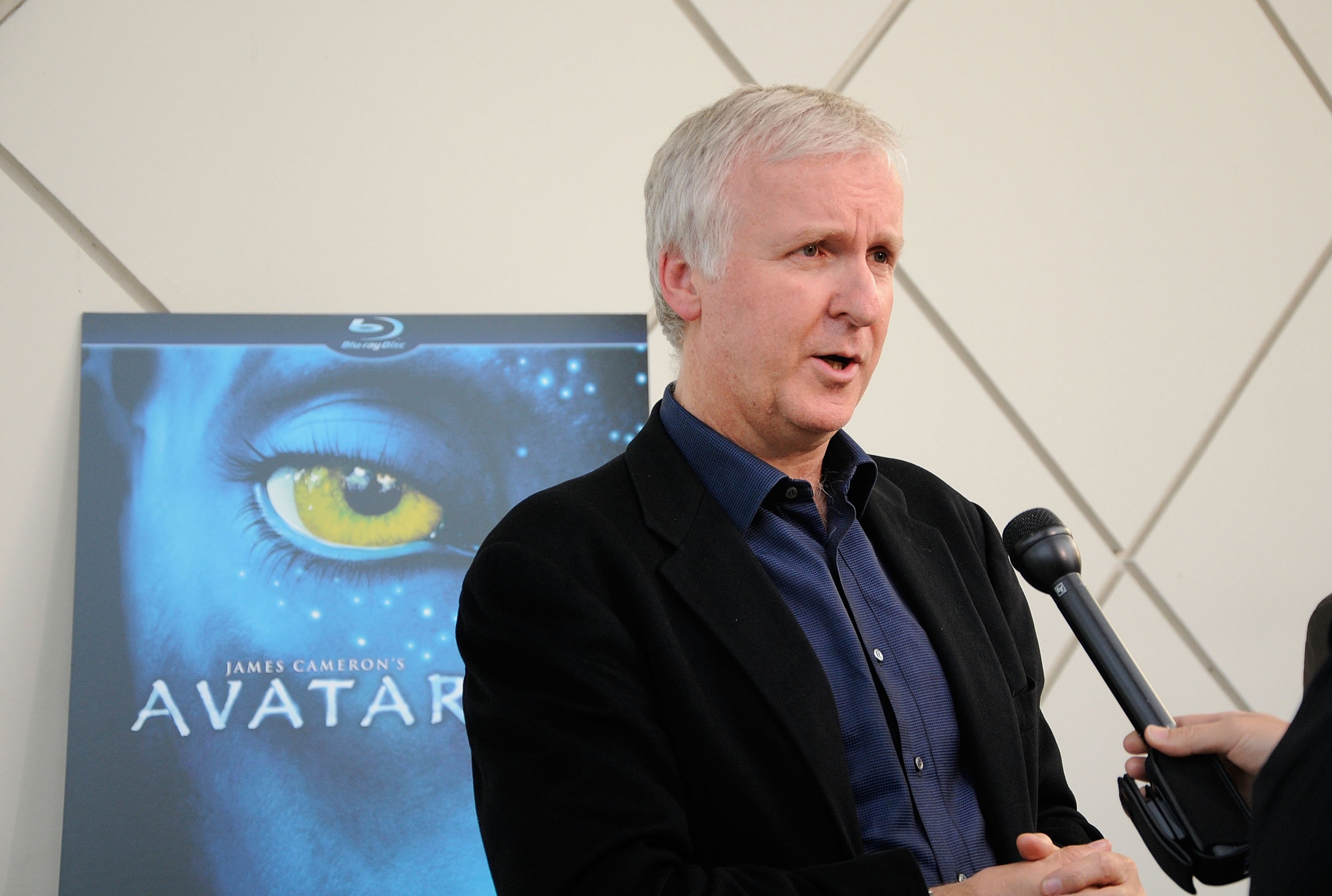 James Cameron attends the 20th Century Fox and The California Institute of Technology Avatar presentation