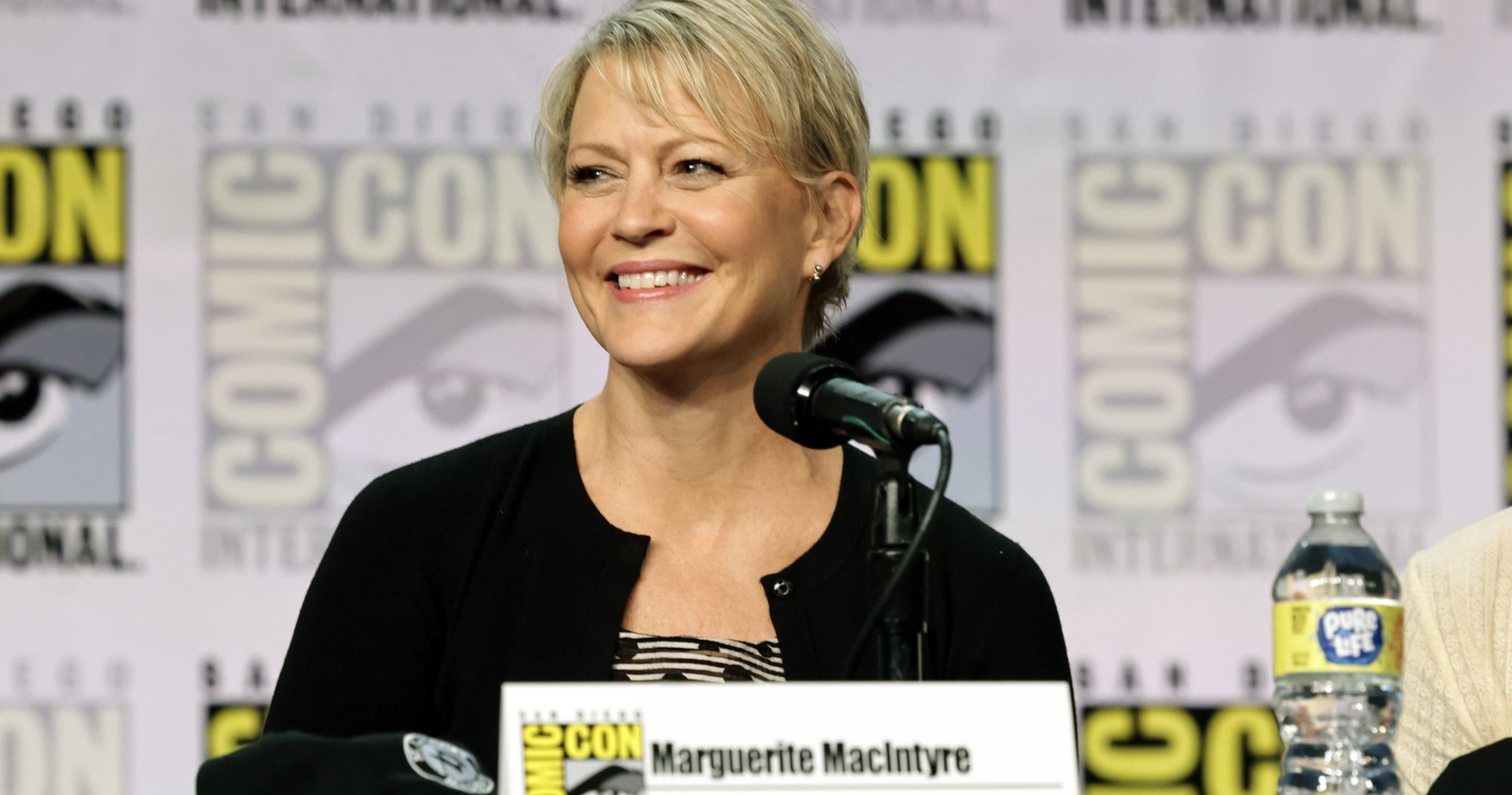 Marguerite MacIntyre as Co-creator, writer and producer of the series 'Vampire Academy'