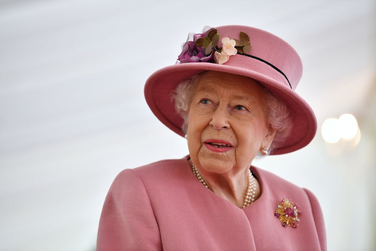 Queen Elizabeth II smiling