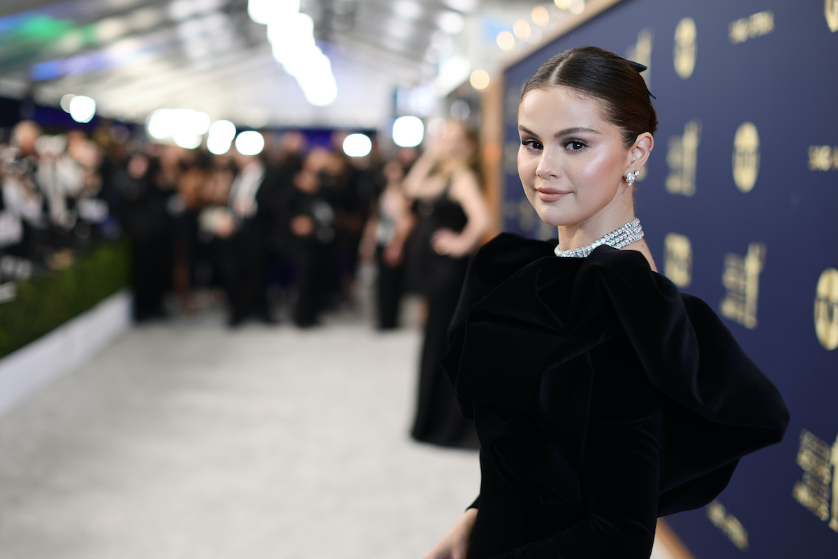 Only Murders in the Building star Selena Gomez at the SAG awards