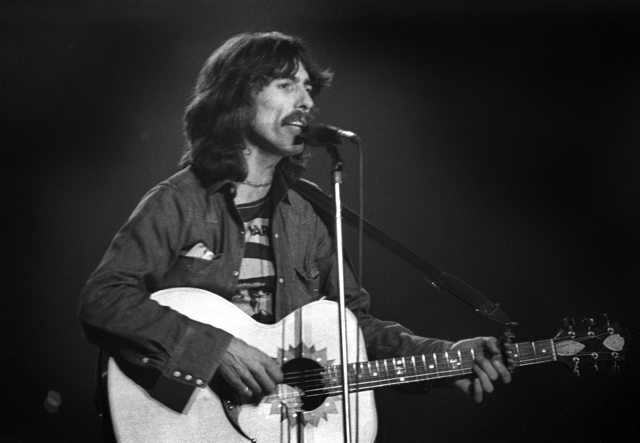 George Harrison singing his songs during his 1974 tour of America.