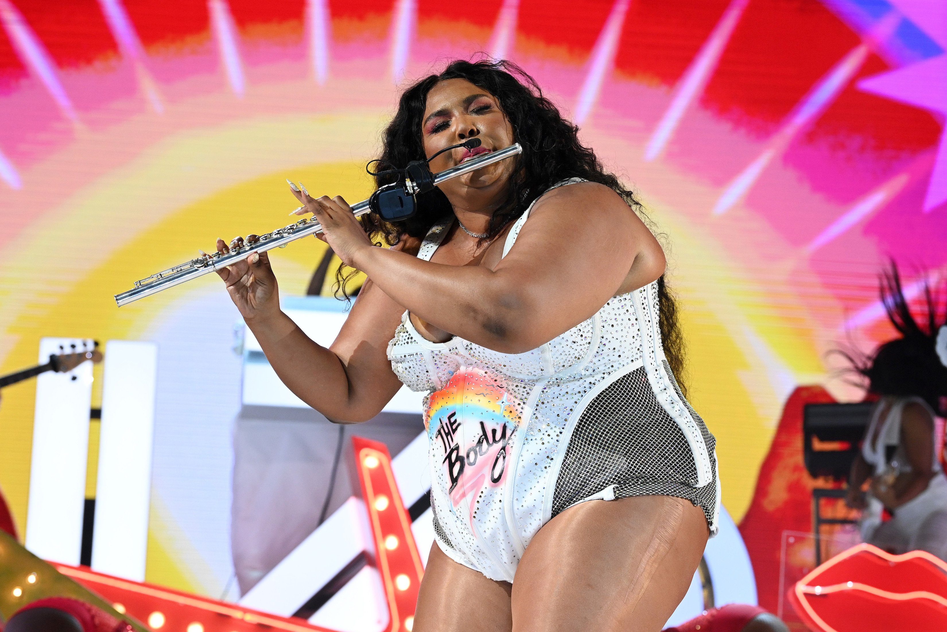 Lizzo performs live from Miami Beach at the Platinum Studio for American Express UNSTAGED Final 2021 Performance