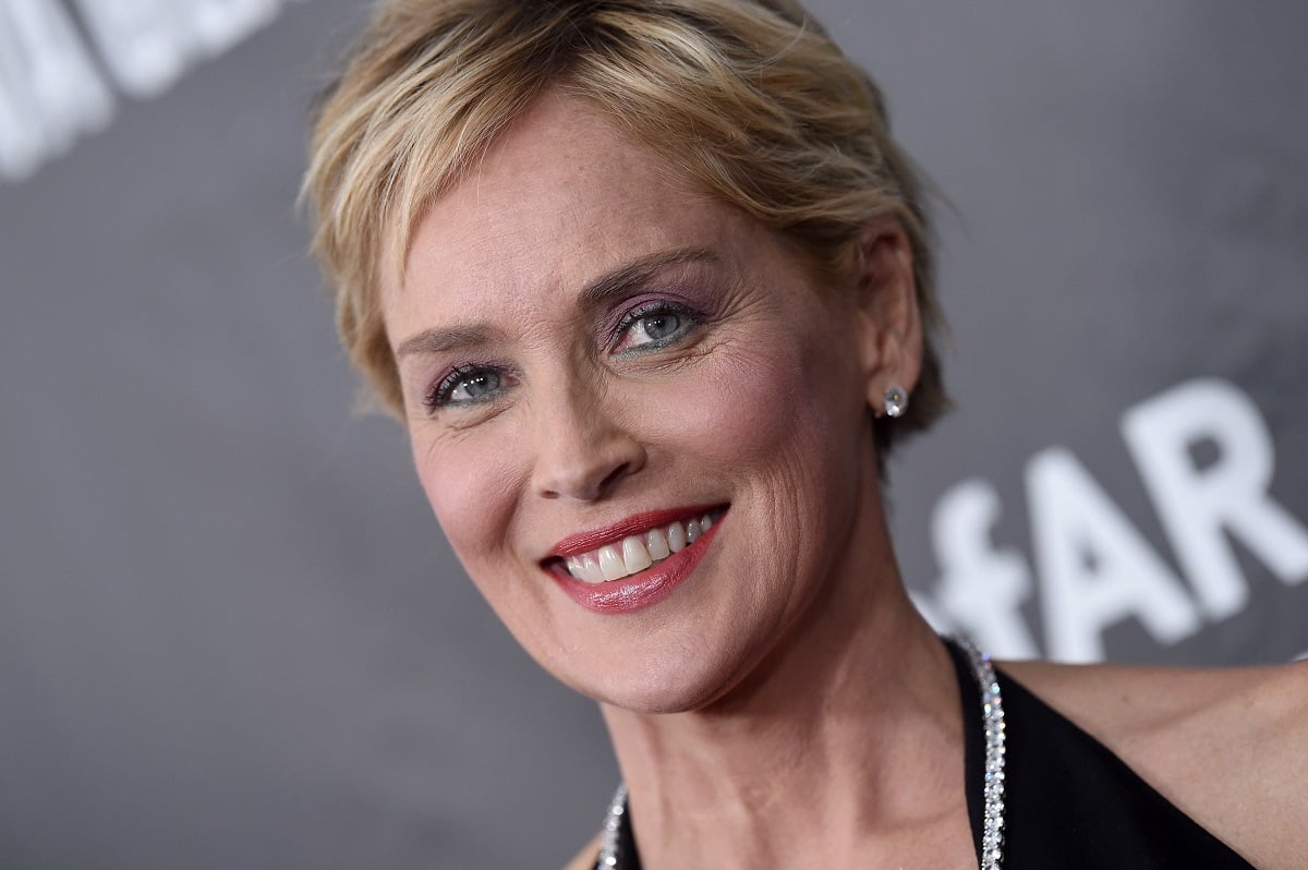 Sharon Stone smiling