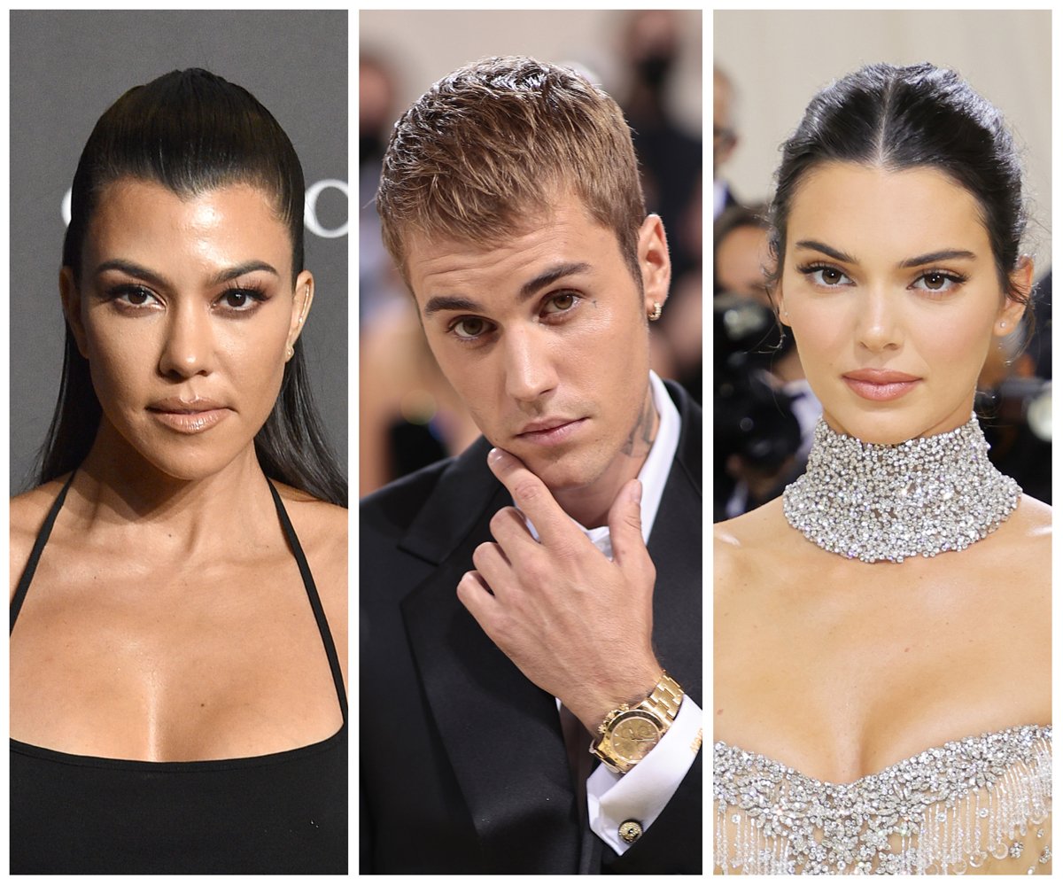 Inside The Justin Bieber Kourtney Kardashian And Kendall Jenner Love Triangle