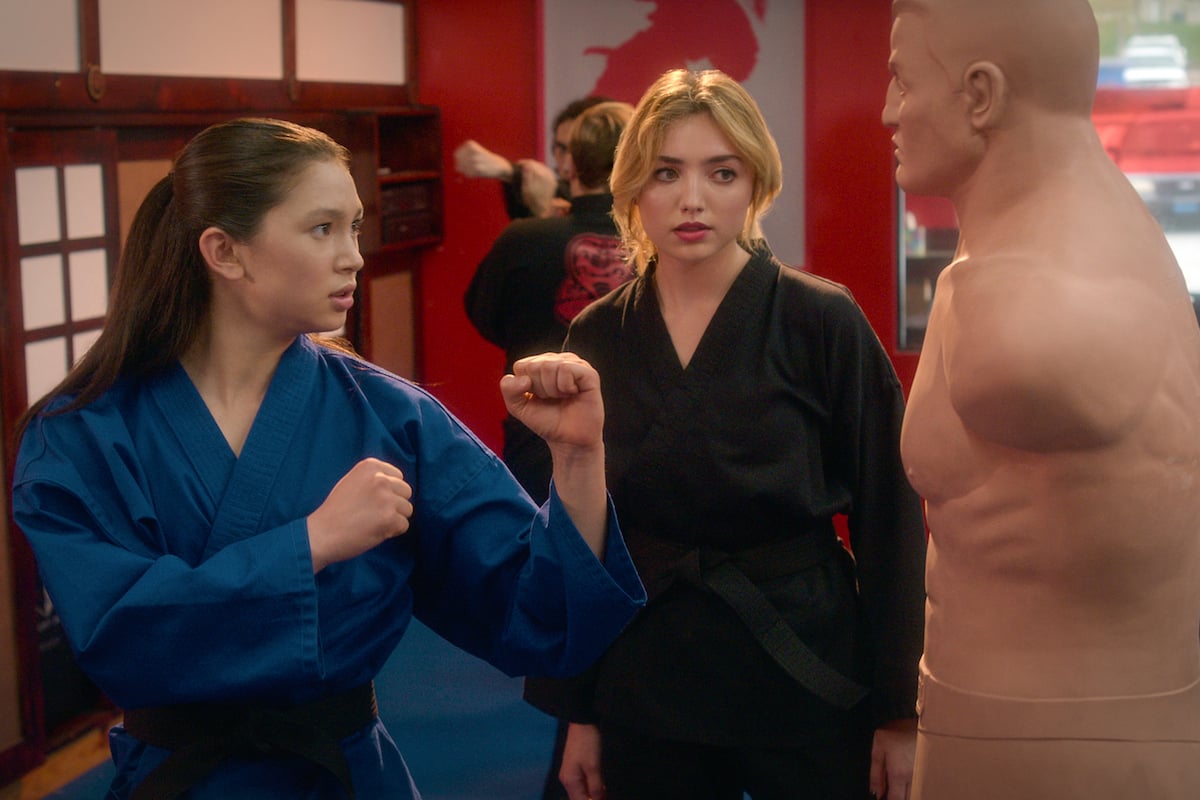 Cobra Kai Season 5 Tory And Devon S Fight Scenes Were Made Up On The Spot