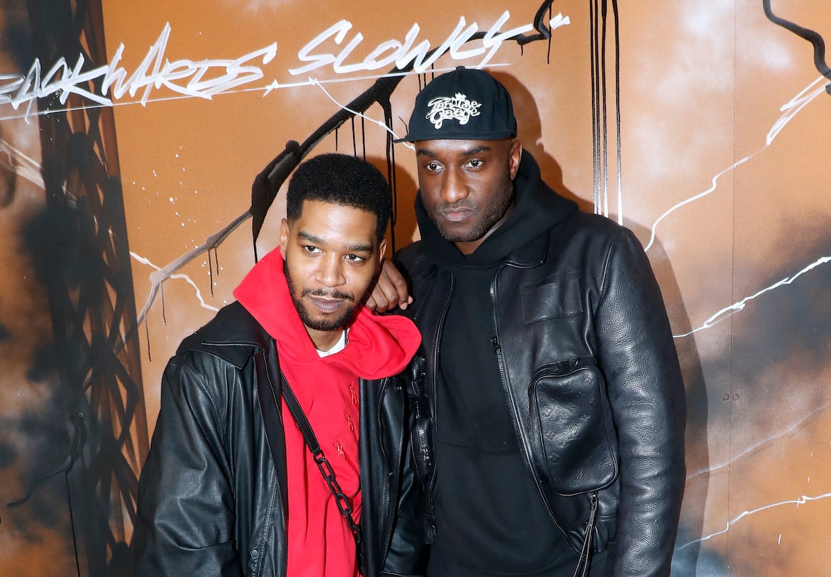 Kid Cudi and Virgil Abloh smiling