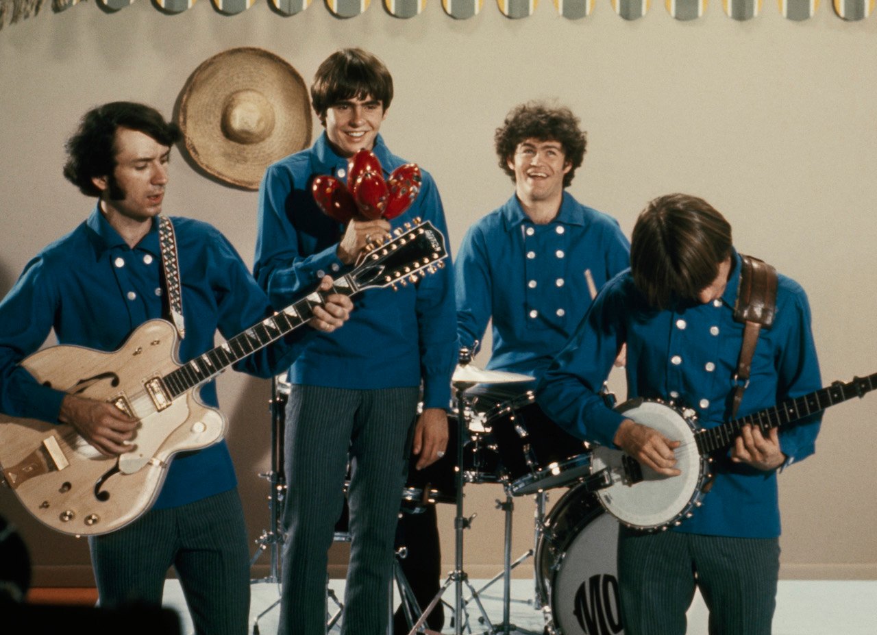 Mike Nesmith (L) had a 'gentle regard' for Davy Jones (second from left)