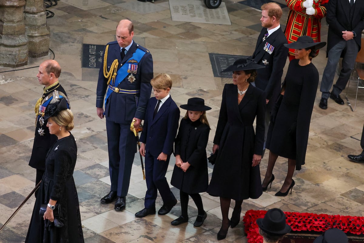 Meghan Markle gives comforting smile to Princess Charlotte as they