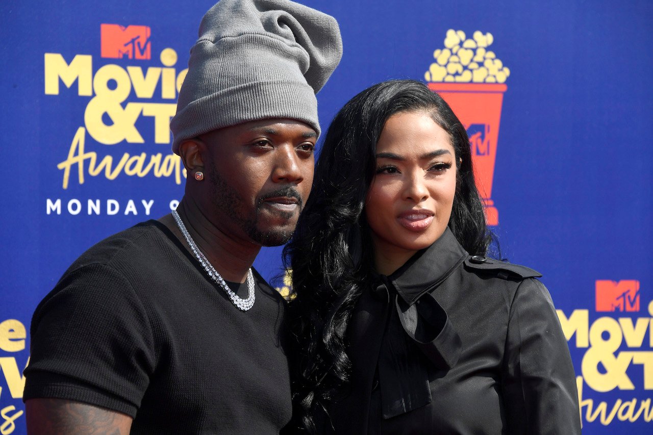 Ray J and Princess Love pose on red carpet together; Love is reportedly dating a promoter