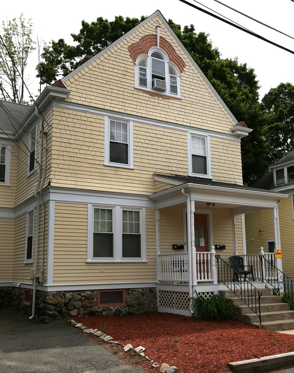 An exterior view of the building where Brendan Mess, Raphael Teken and Eric Weissman were murdered in 2011