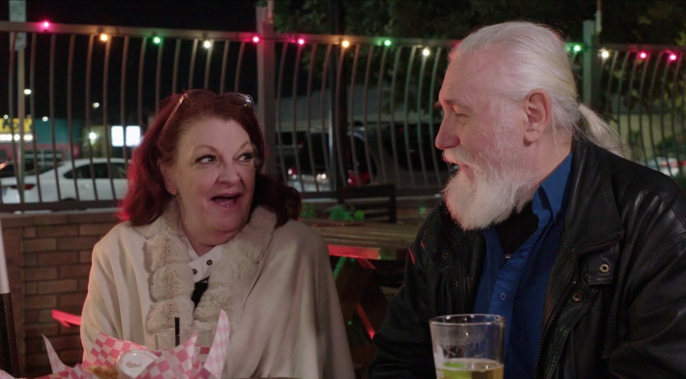 Debbie Johnson and her boyfriend, Tony, out at dinner with her friends in Las Vegas, Nevada on '90 Day: The Single Life' Season 3 on discovery+.