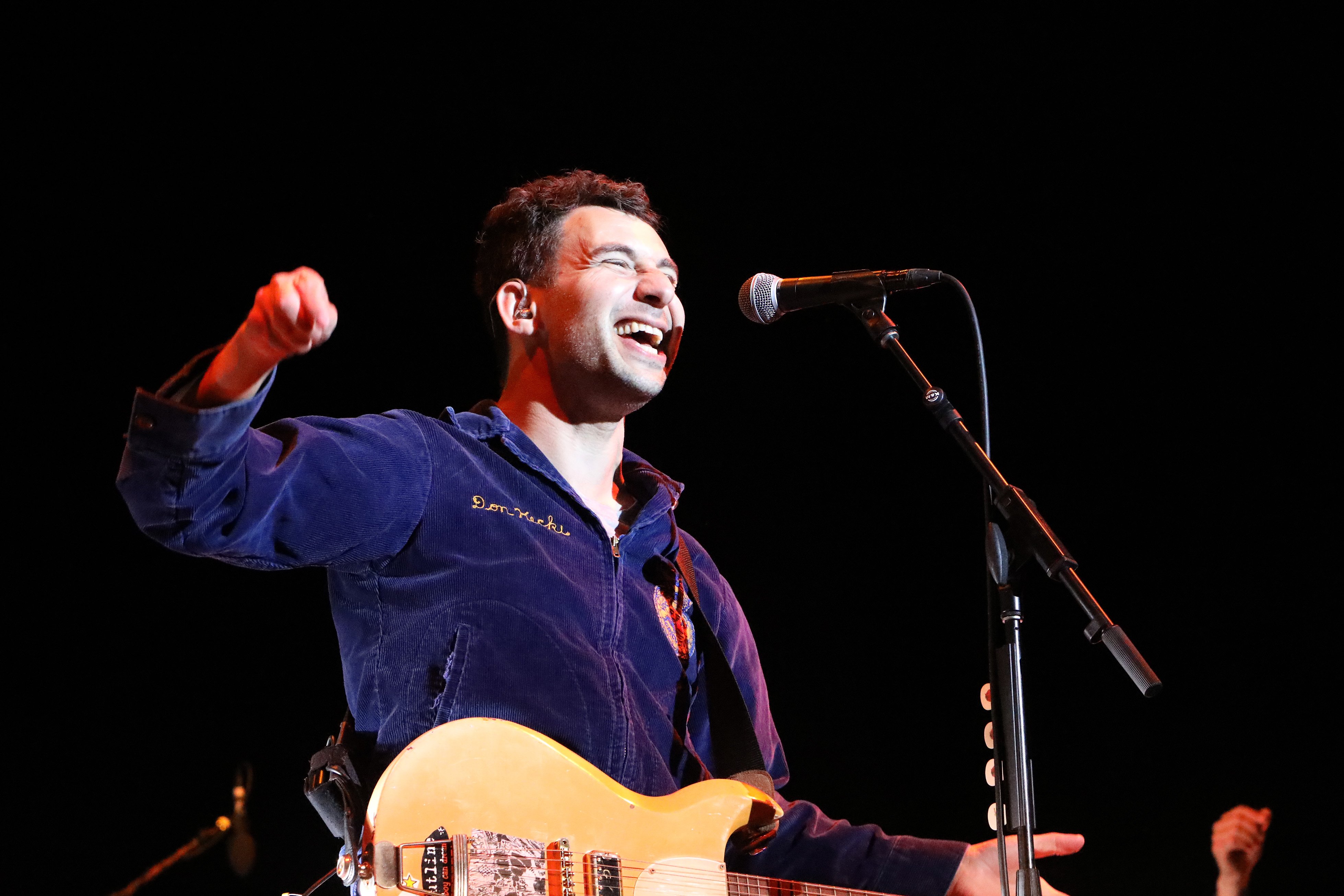 Jack Antonoff of Bleachers performs at Budweiser Stage