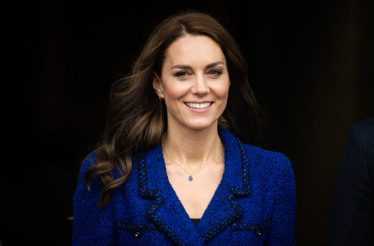 Kate Middleton the new Princess of Wales visits Copper Box Arena to celebrate the 10th anniversary of Coach Core on October 13, 2022 in London, England