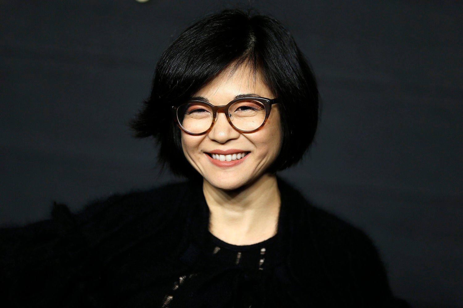 Keiko Agena arrives at the New York premiere of 'Dickson' in 2019