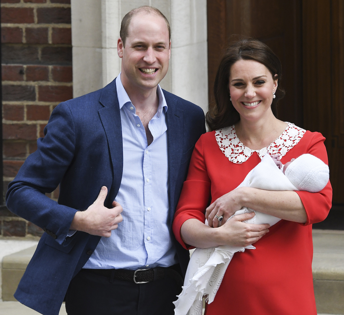 Prince William and Kate Middleton, who once had a famous actor offer to babysit their kids.