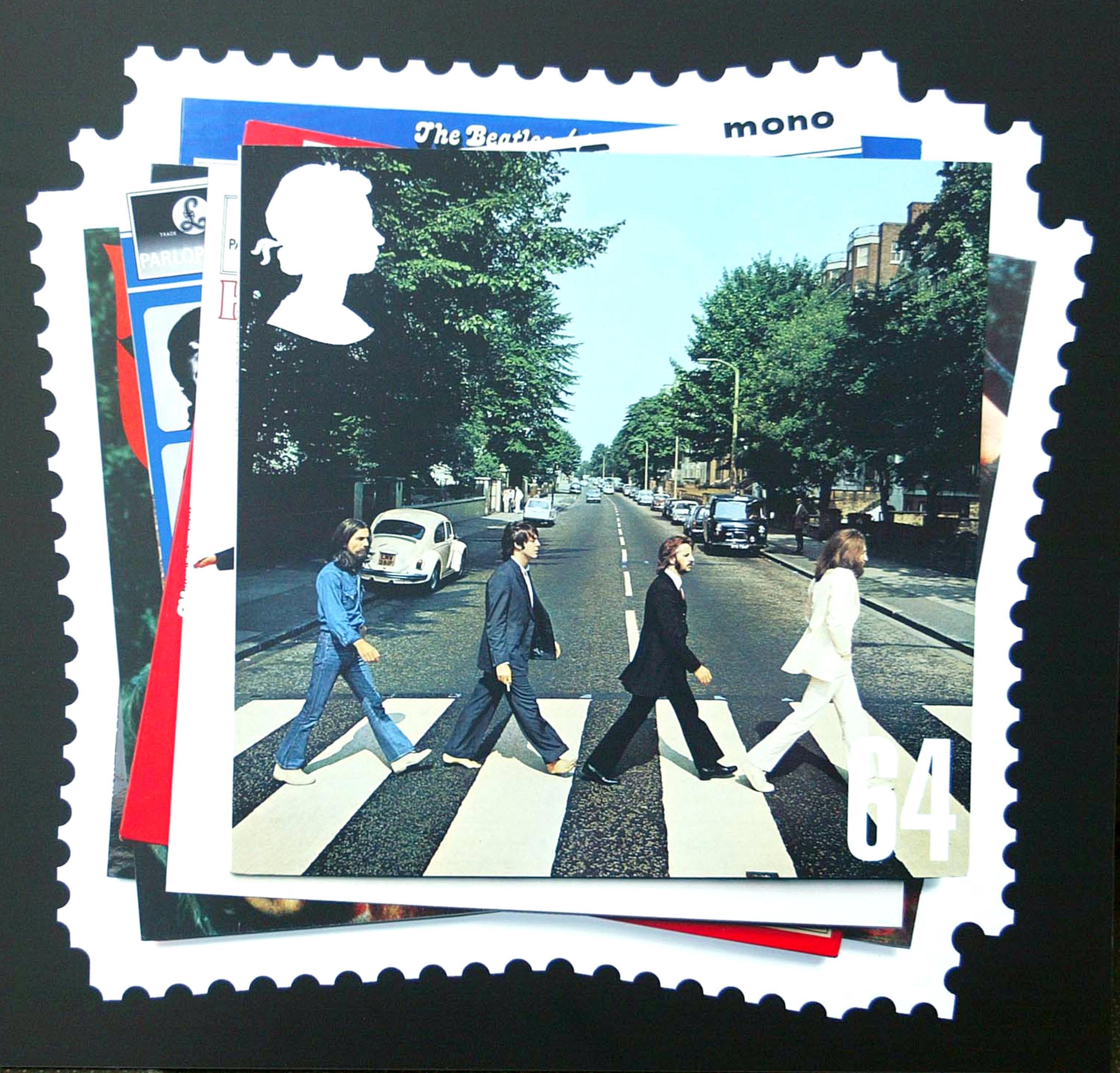 Where are the Abbey Road Studios, what year was the famous Beatles album  cover shot and who else has recorded music there?