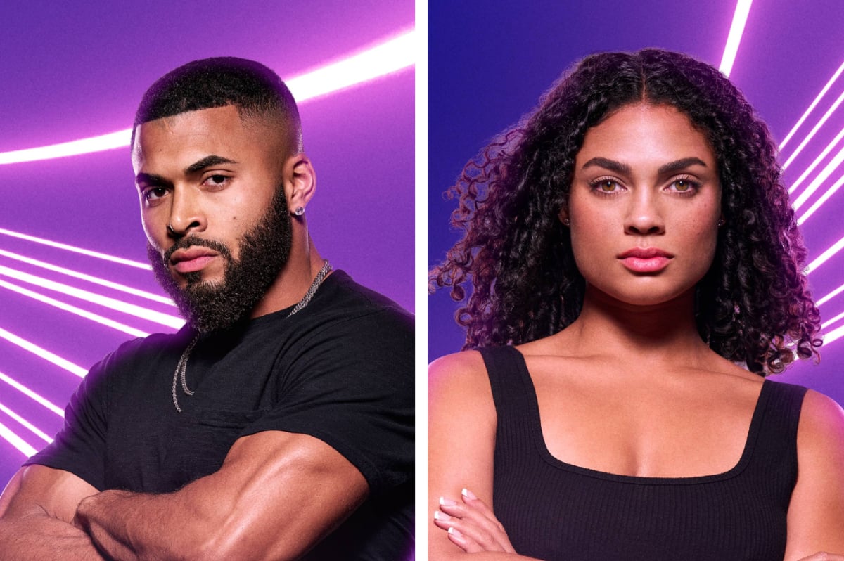 The Challenge Ride or Die co-stars Johnny Middlebrooks and Raven Rochelle in their official cast photos