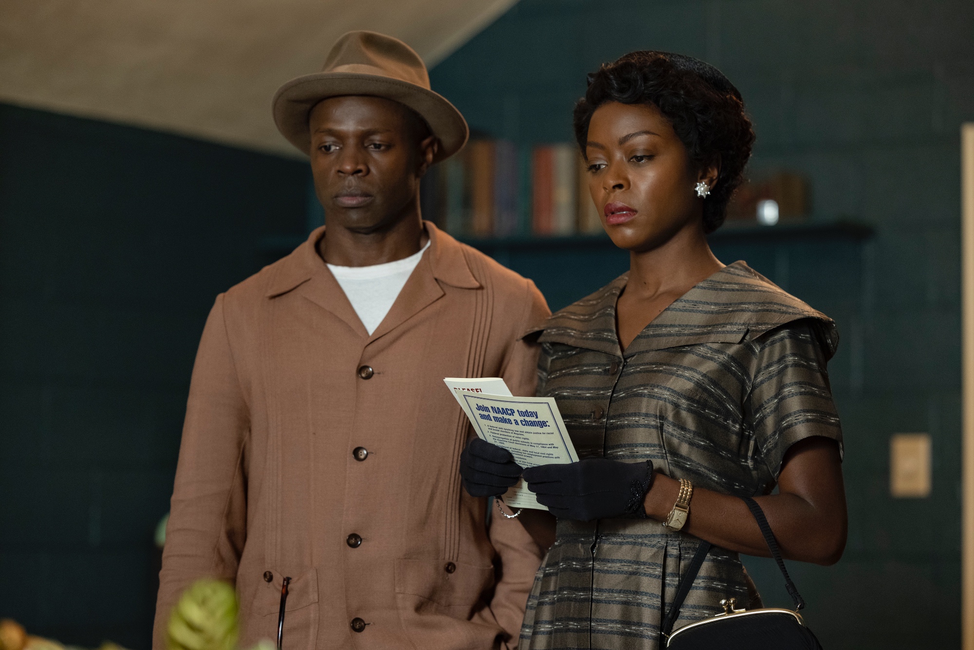 Till Movie Review Danielle Deadwyler Elevates Historical Drama   Till Sean Patrick Thomas As Gene Mobley And Danielle Deadwyler As Mamie Till Mobley 