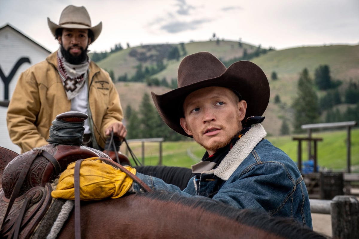 Yellowstone star Jefferson White as Jimmy Hurdstrom (with Denim Richards as Colby)