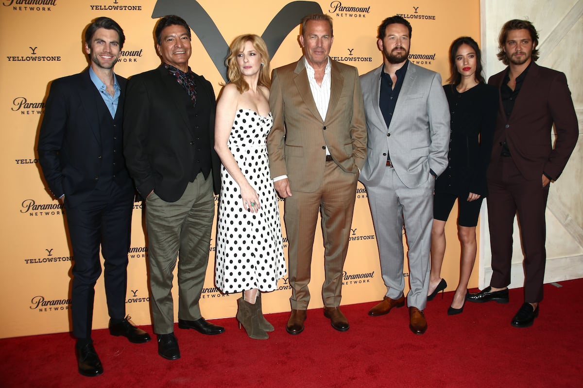 'Yellowstone' cast smiling