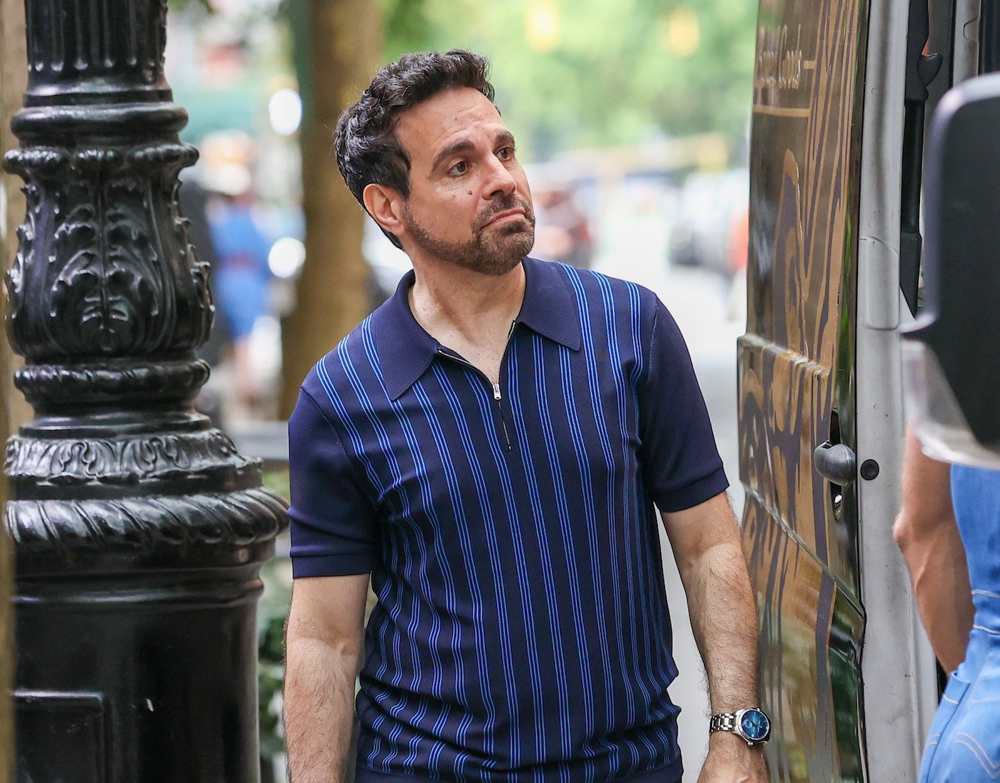 Mario Cantone films 'And Just Like That ...' in New York City