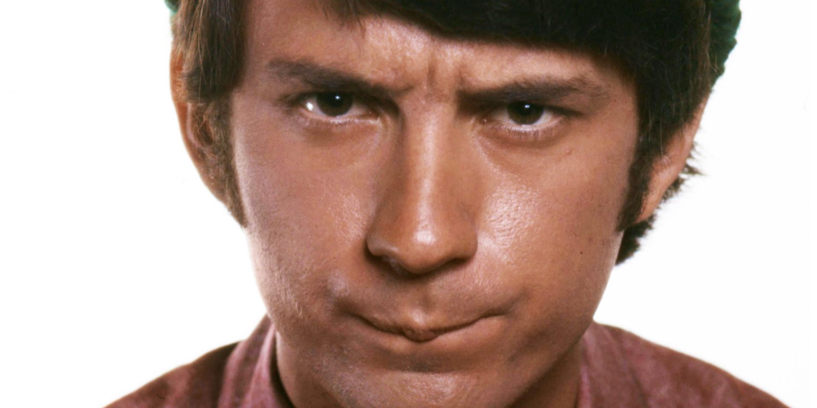 Mike Nesmith posed for a solo photograph as part of The Monkees promotional package in 1966.